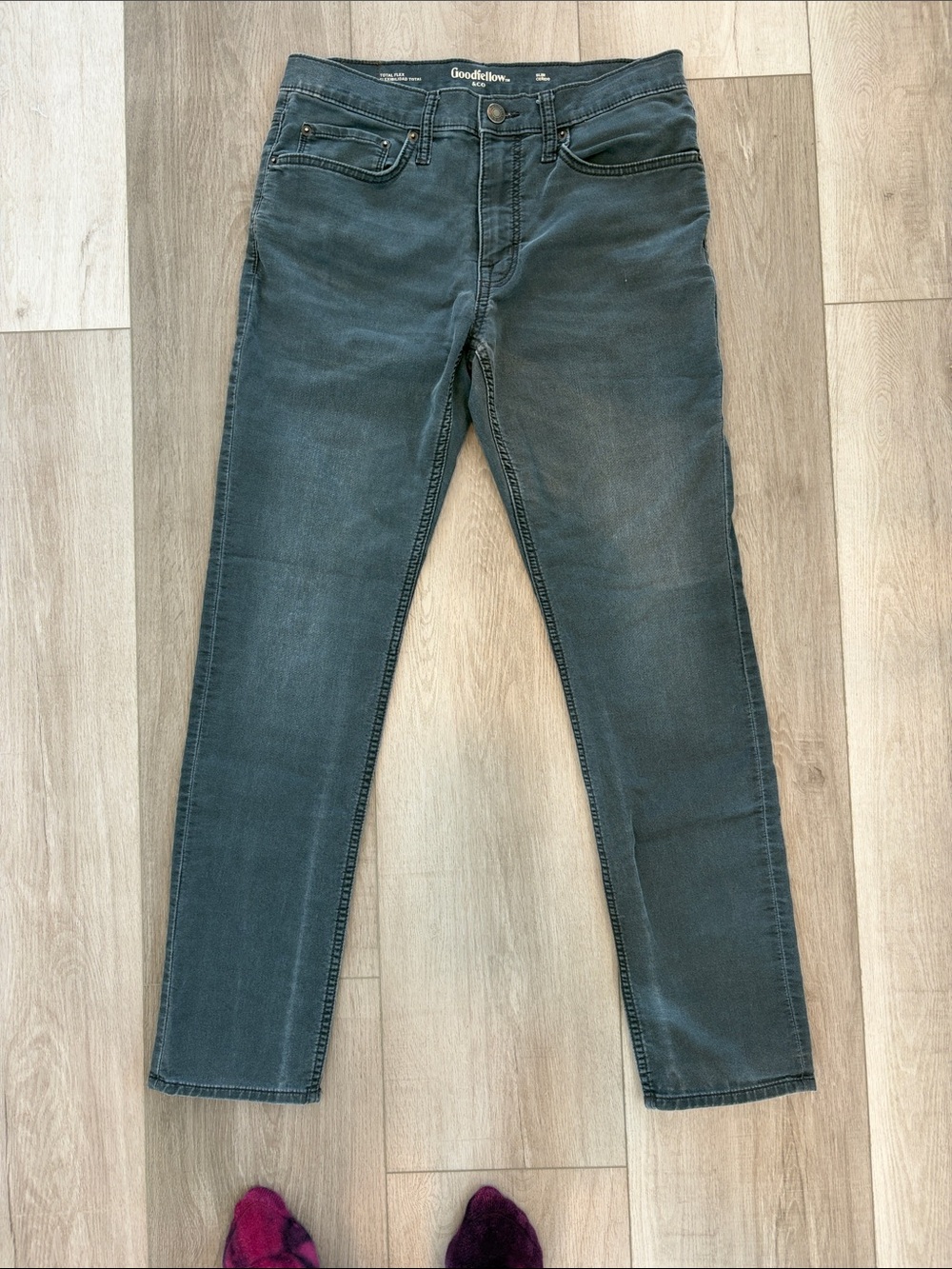 Goodfellow & Co Men's Slim Jeans - Dark Gray Wash 32Wx32L